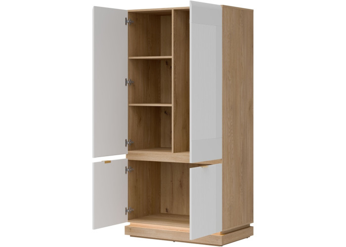 MILTON biela ML08 šatníkovo-policová skriňa MILTON biela ML08 šatníkovo-policová skriňa