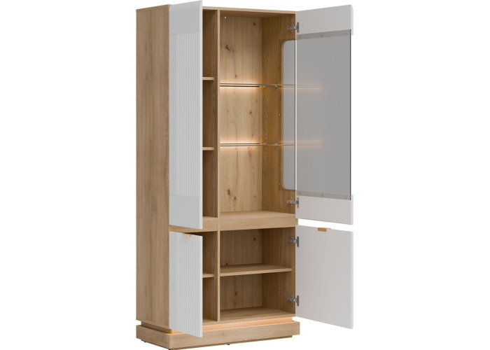 MILTON biela ML06 vitrína MILTON biela ML06 vitrína