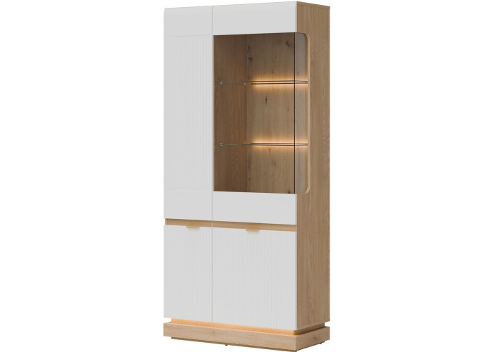 MILTON biela ML06 vitrína MILTON biela ML06 vitrína