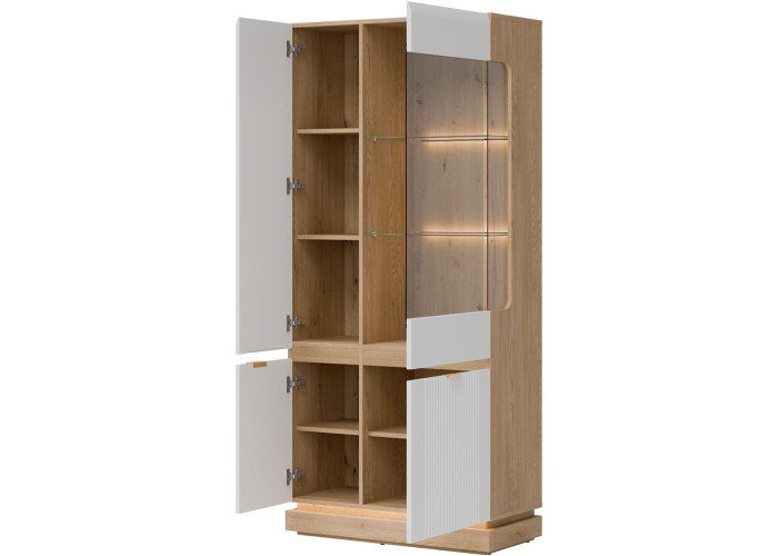 MILTON biela ML06 vitrína MILTON biela ML06 vitrína