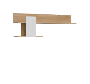 MILTON biela ML10, závesná polica