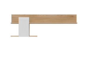 MILTON biela ML10, závesná polica