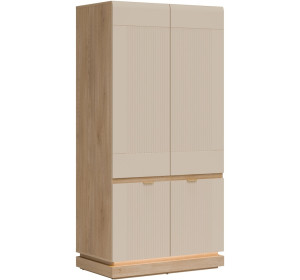 MILTON kašmír ML08 šatníkovo-policová skriňa