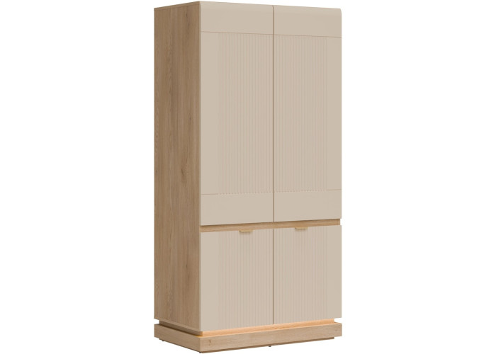 MILTON kašmír ML08 šatníkovo-policová skriňa