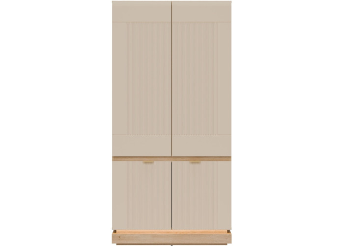 MILTON kašmír ML08 šatníkovo-policová skriňa