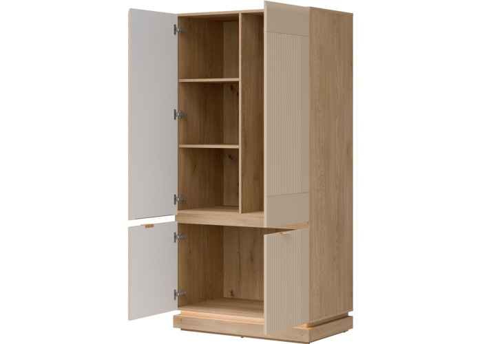 MILTON kašmír ML08 šatníkovo-policová skriňa