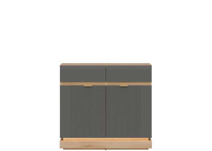 MILTON sivý ML02 komoda