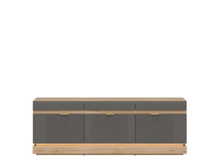 MILTON sivý ML01, skrinka pod TV