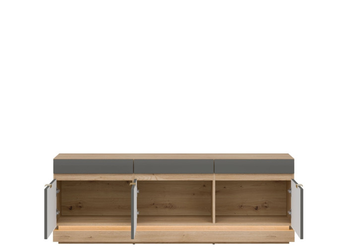 MILTON sivý ML01, skrinka pod TV