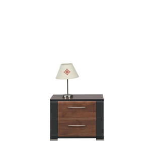 NAOMI orech/wenge NA14, nočný stolík