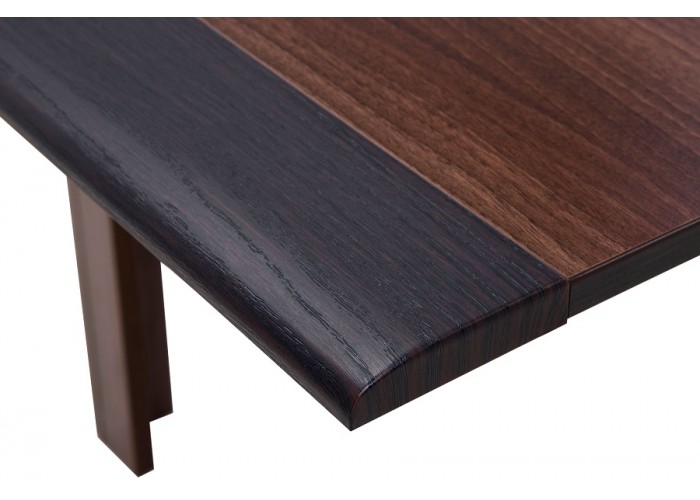 NAOMI orech/wenge NA12, jedálenský stôl 135-185x82 cm