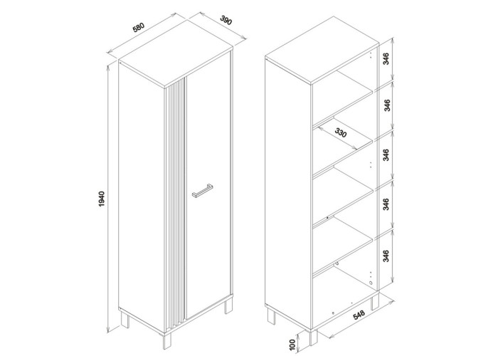 NOEL NE07, policová skriňa