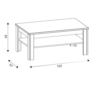 NOEL LA03, konferenčný stolík