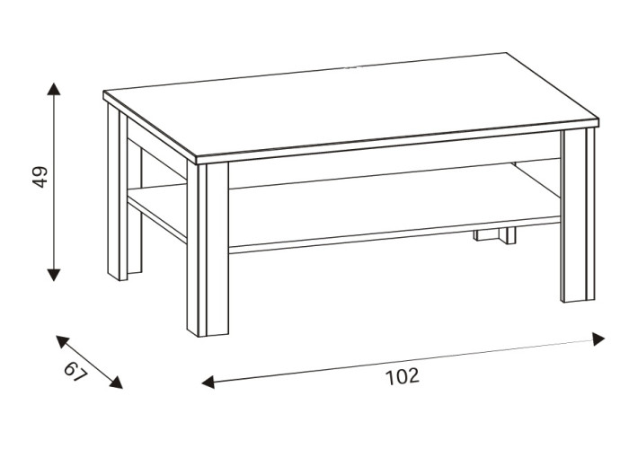 NOEL LA03, konferenčný stolík NOEL LA03, konferenčný stolík
