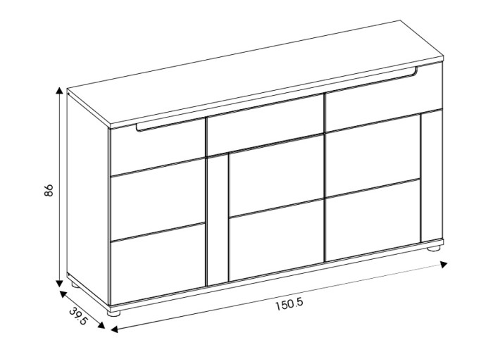 PRISCO PR03, komoda PRISCO PR03, komoda