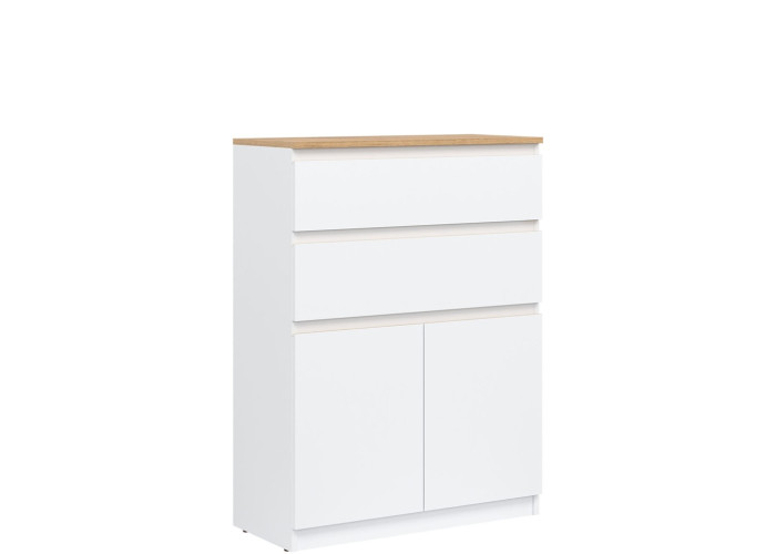 REMI biela/dub evoke RM05 komoda