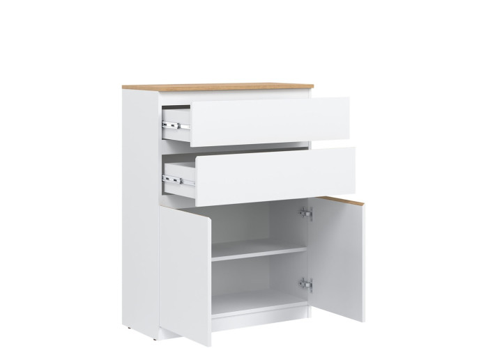 REMI biela/dub evoke RM05 komoda