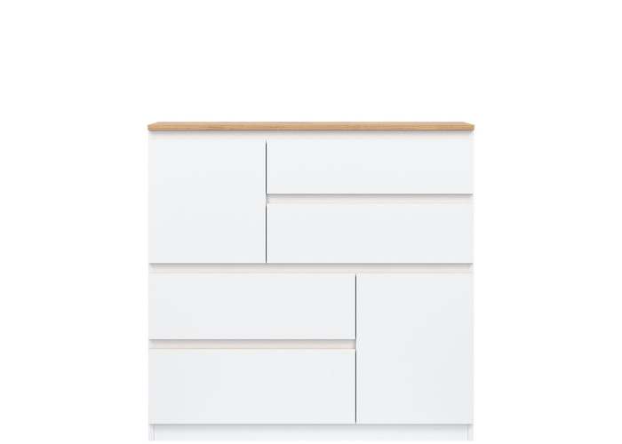 REMI biela/dub evoke RM06 komoda