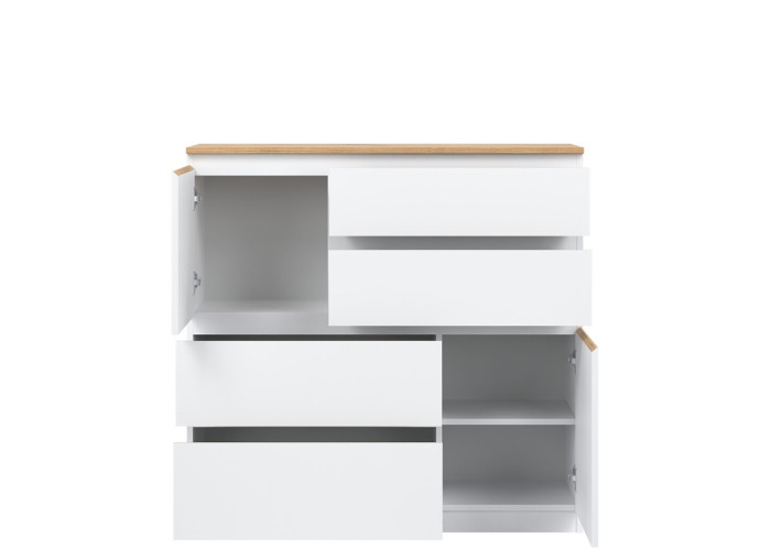 REMI biela/dub evoke RM06 komoda