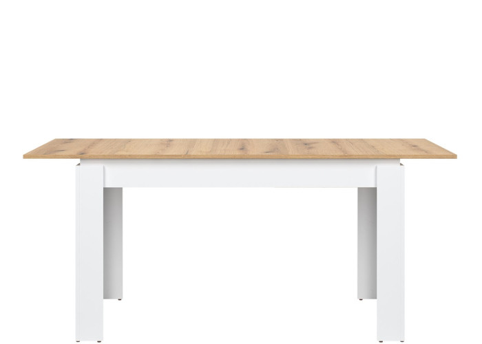 REMI biela/dub evoke ST06 rozkladací jedálenský stôl 135-175x80 cm