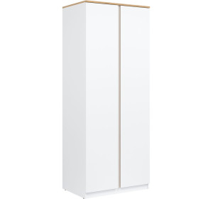 REMI biela/dub evoke RM10 šatníkovo-policová skriňa