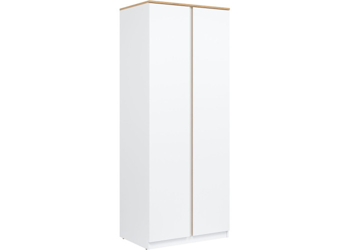 REMI biela/dub evoke RM10 šatníkovo-policová skriňa