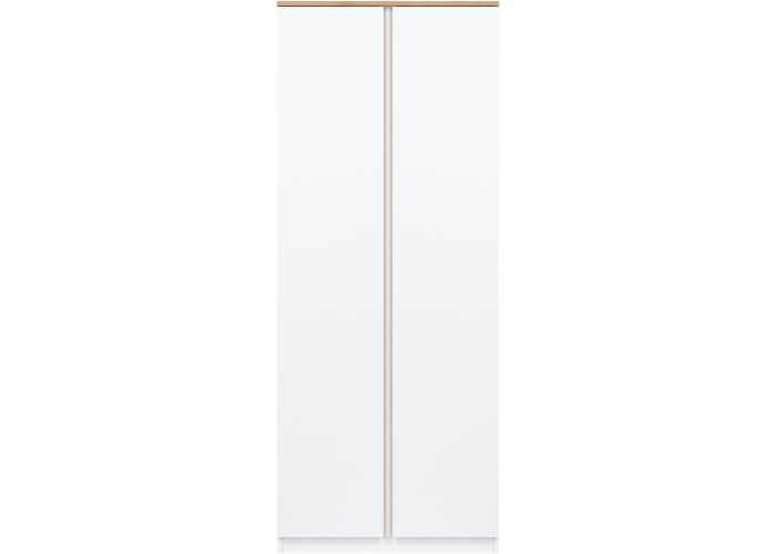 REMI biela/dub evoke RM10 šatníkovo-policová skriňa