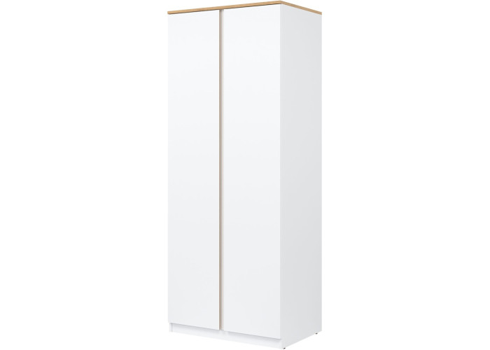 REMI biela/dub evoke RM10 šatníkovo-policová skriňa