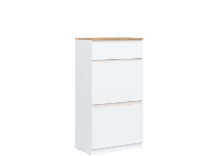 REMI biela/dub evoke RM11 skrinka na topánky