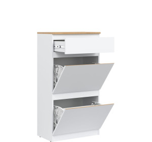 REMI biela/dub evoke RM11 skrinka na topánky