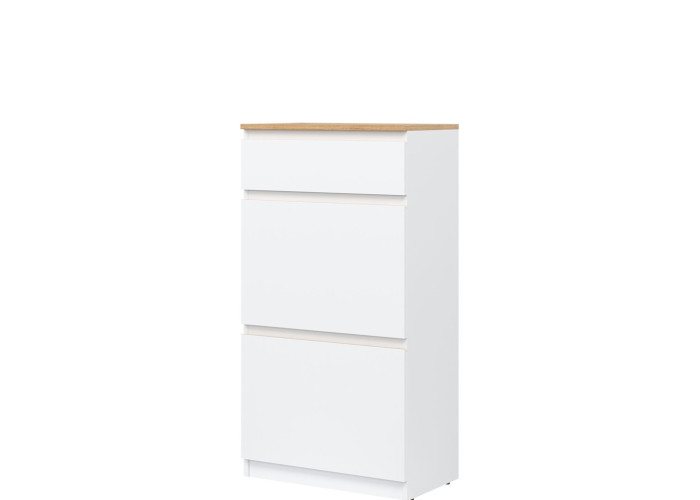 REMI biela/dub evoke RM11 skrinka na topánky