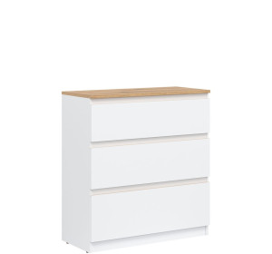 REMI biela/dub evoke RM02 komoda