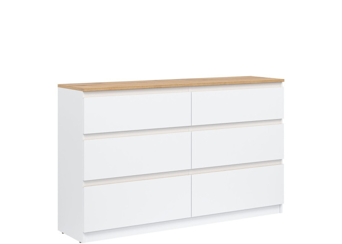 REMI biela/dub evoke RM03 komoda