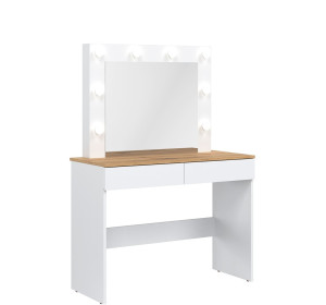 REMI biela/dub evoke RM16 toaletný stolík