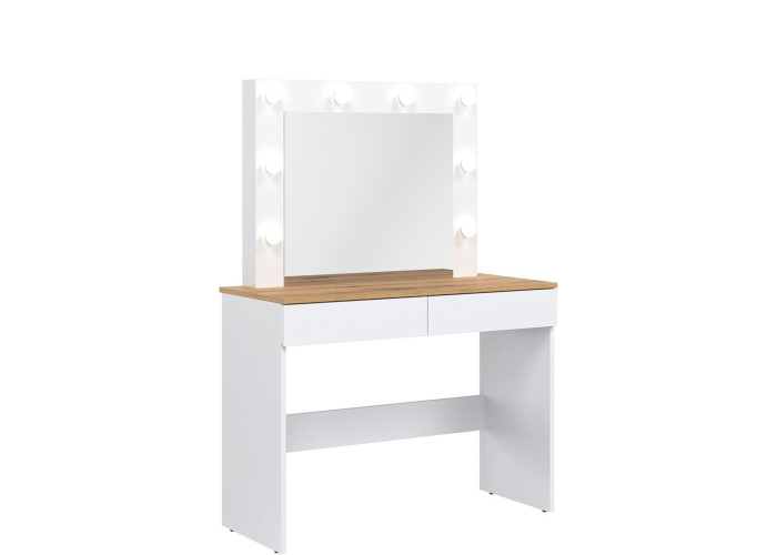 REMI biela/dub evoke RM16 toaletný stolík