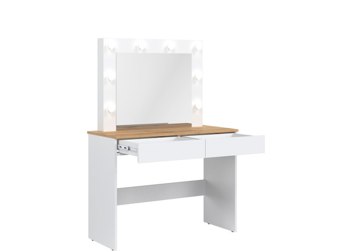 REMI biela/dub evoke RM16 toaletný stolík