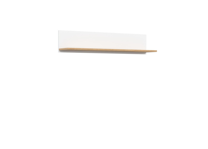 REMI biela/dub evoke RM13, závesná polica