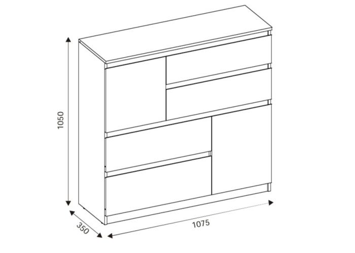 REMI dub sonoma RM06 komoda