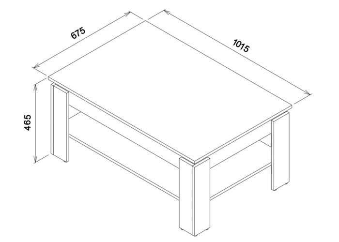 REMI dub sonoma LA07 konferenčný stolík