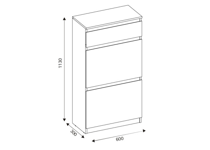 REMI dub sonoma RM11 skrinka na topánky