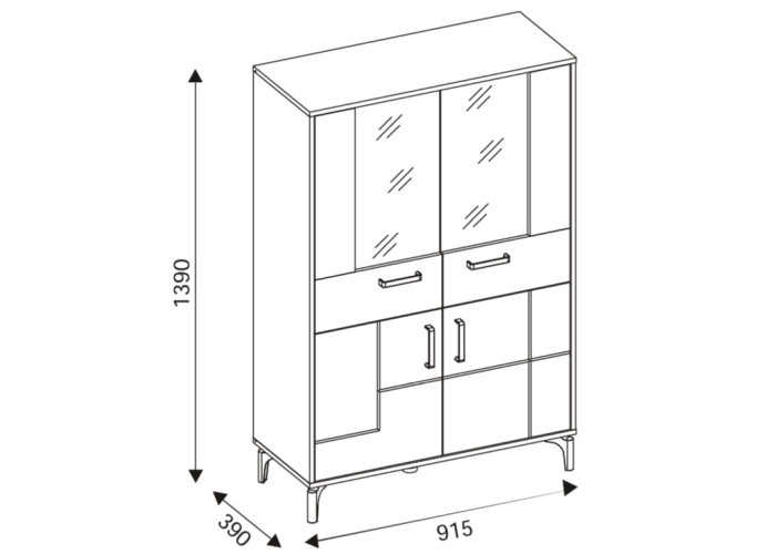 S-Line SL04 vitrína