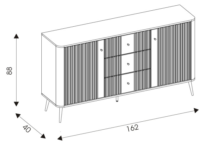 VIGO kašmír VG05 komoda