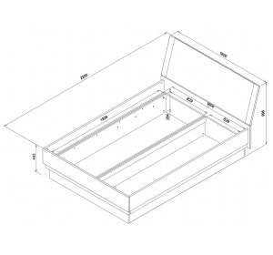 YORK Y18/180 manželská posteľ 180x200 cm
