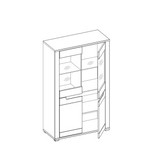 YORK Y04 vitrína YORK Y04 vitrína