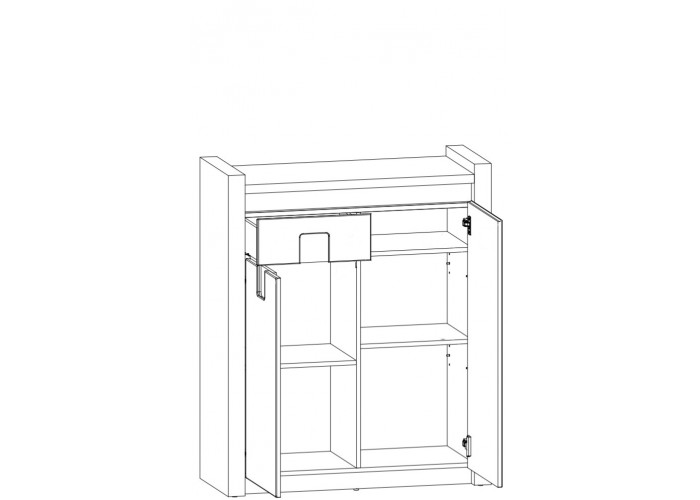 ALAMEDA KOM2D1S komoda