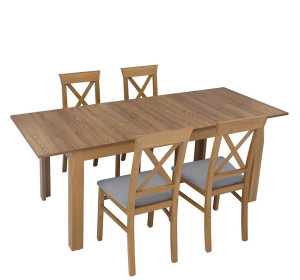 BERGEN STO/160 rozťahovací jedálenský stôl 160-200x90 cm