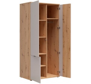 BREVAS dub artisan/kašmír SZF3D šatníková skriňa
