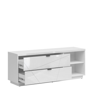 FORN biely lesk RTV2S, TV stolík FORN biely lesk RTV2S, TV stolík
