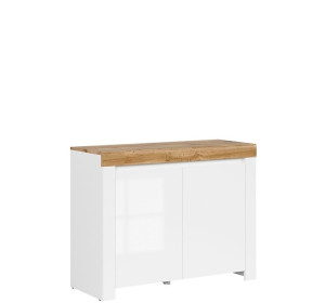 HOLTEN biely lesk KOM2D, komoda HOLTEN biely lesk KOM2D, komoda