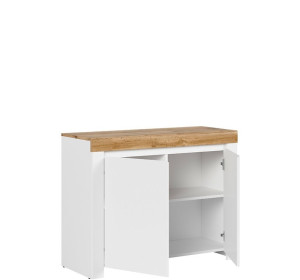 HOLTEN biely lesk KOM2D, komoda HOLTEN biely lesk KOM2D, komoda
